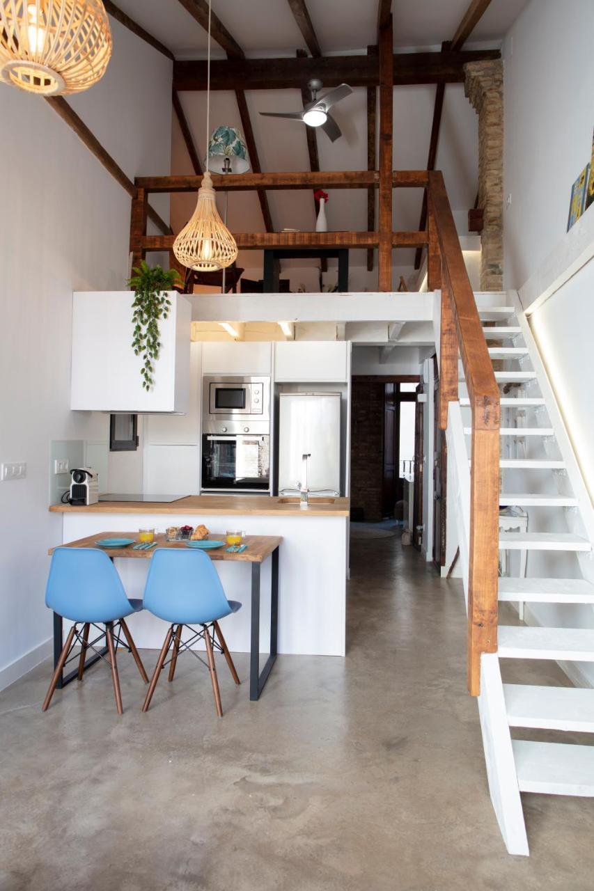 Florit Flats - Charming Apartment With Interior Terrace In Cabanyal Near The Beach Valensiya Dış mekan fotoğraf
