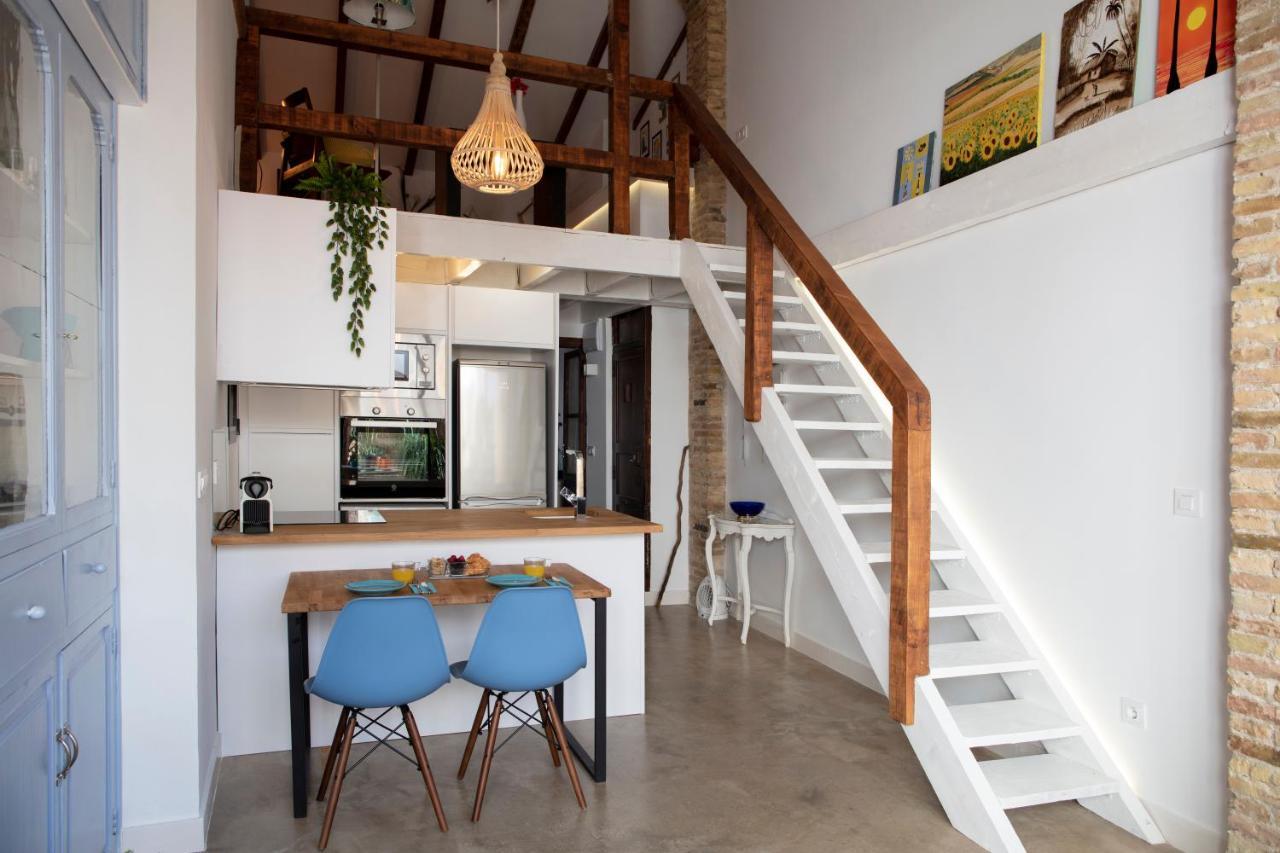 Florit Flats - Charming Apartment With Interior Terrace In Cabanyal Near The Beach Valensiya Dış mekan fotoğraf